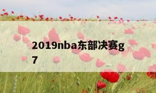 2019nba东部决赛g7 2019nba东部半决赛g7集锦